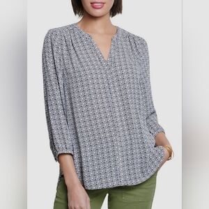 NYDJ Pintuck Blouse NWT Size XLarge